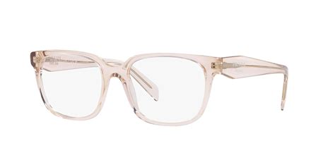 prada semi rimless eyeglasses|prada pink glasses vpr17z.